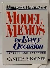 Manager’s Portfolio of Model Memos for Every Occasion Barnes NEW