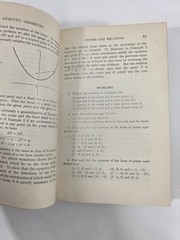 Analytic Geometry W. Wilson & J. Tracey revised edition copyright 1923