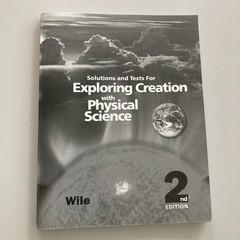 Apologia Exploring Creation Physical Science Text, Test and Solution Set, CDs