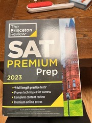 Princeton Review SAT Premium Prep 2023 9 Practice Tests College University Exam