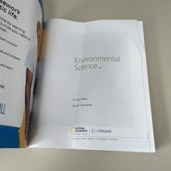 Environmental Science — G. Tyler Miller & Scott Spoolman (16th Edition, Cengage)