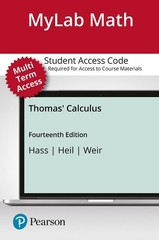 Thomas’ Calculus — MyLab Math with Pearson eText Access Code Hass, Joel; Heil,