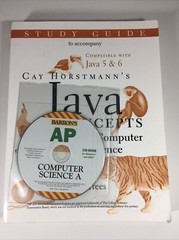 Java Concepts: Advanced Placement Computer Science Study by Horstmann, Cay S.