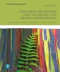 Assessment Procedures for Counselors and Helping Professionals by Robert Drummon