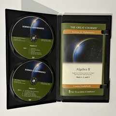 Algebra II – The Great Courses – Science & Mathematics – 6 DVDs and Guidebook