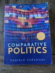 Comparative Politics 6th Sixth Ed. by Caramani Daniele – Good Condition