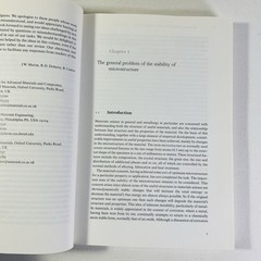 Stability of Microstructure in Metallic Systems 1997 Trade Paperback