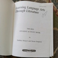 Student Activity Book; The Red Book (Learning Language Arts Through Literatu…