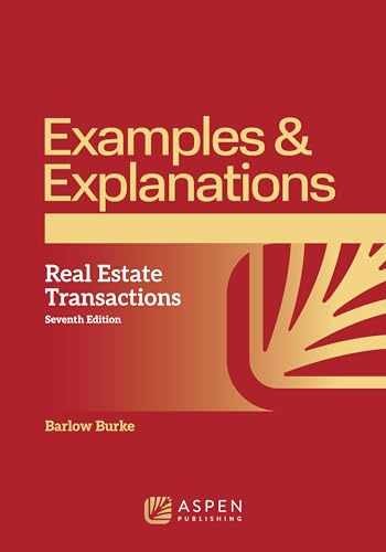 Examples & Explanations: Real Estate – Paperback, by Burke Barlow – Very Good
