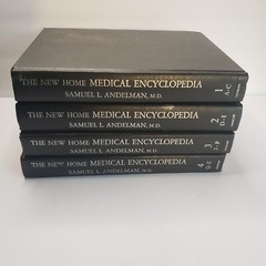 The New Home Medical Encyclopedia Andelman 1973 Black Cover Dark Academia Decor