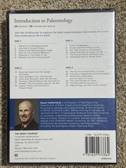 The Great Courses: Introduction to Paleontology Smithsonian DVD & Guidebook
