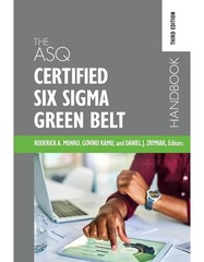 The ASQ Certified Six Sigma Green Belt Handbook ( PAPERBACK )