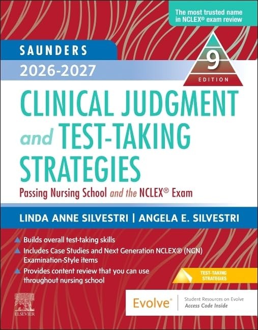 Saunders 2026-2027 Clinical Judgment and Test-Taking Strategies: Passi Paperback