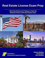 Real Estate License Exam – Paperback, by Mettling Stephen; Cusic – Acceptable