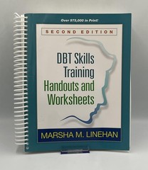DBT Skills Training Handouts & Worksheets Marsha Linehan Guilford 8.5×11 Teal PB