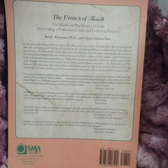 Ethics of Touch Massage Therapy School Text book