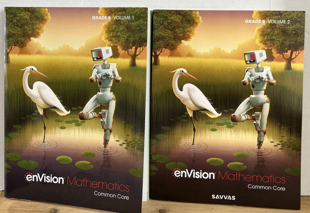 Grade 5 Envision Mathematics 2020 Common Core Student Edition Volumes 1 & 2