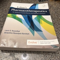 Lehne’s Pharmacotherapeutics 2nd Ed. by Burchum (2020, Trade Paperback)