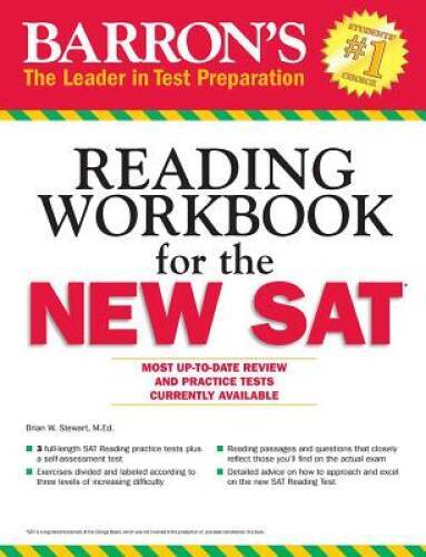 Barron’s Reading Workbook for the NEW SAT (Critical Reading Workbook for – GOOD
