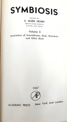 1971 Symbiosis Vol I & II – Microorganisms, Plants & Biota – HC Academic Press