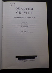 Quantum Gravity an Oxford Symposium by Roger Penrose, Dennis Sciama & C.J. Isham