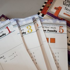 On Cloud Nine Kit Visualizing & Verbalizing Math by Bell, Nanci Book Flash Cards