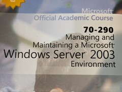Microsoft Offical Academic Course Textbook & Lab Manual 70-290 Windows Server 03