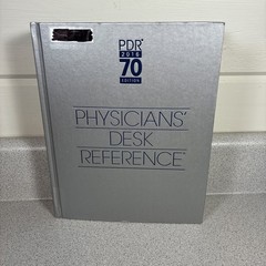 2016 Physicians’ Desk Reference, 70th Edition Hardcover PDR Staff Book Silver