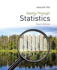 SEEING THROUGH STATISTICS By Jessica M. Utts **BRAND NEW**