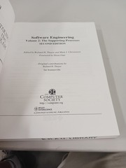 Computer Society: Software Engineering, Vol 1 & 2 Dev & Sup Process by R Thayer