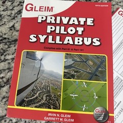 Gleim Private Pilot Flight Maneuvers Syllabus Training Record Lot 5th Edition