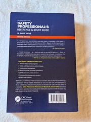 Safety Professsionals Reference And Study Guide 2nd Edition Yates SC
