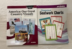 Abeka 1 First Grade Set Readers Workbooks History Science Health Art Like new.