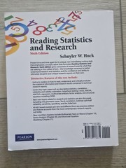 Reading Statistics and Research 6th Edition Schuyler Huck