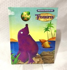 LOT OF 3 STUDENT READING TEXTBOOKS / TREASURES / GRADE 1 / LEVEL 1.4, 1.5, 1.6