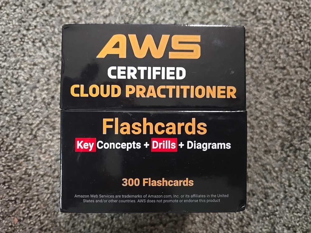 AWS Certified Cloud Practitioner Flashcards Exam Prep Study