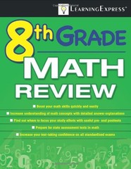 8th Grade Math Review – LearningExpress LLC Editors – Good – See condition n…