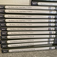 60-Disc The Great Courses DVD + Book Lot History of United States, Science, USA