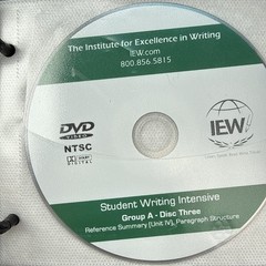 IEW Student Writing Intensive Group A DVD Set by Andrew Pudewa