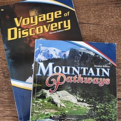Abeka Reading Books 6a Mountain Pathways & 6b Voyage of Discovery Homeschool
