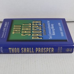 Thou Shall Prosper: Ten Commandments for Making Money by Daniel Lapin