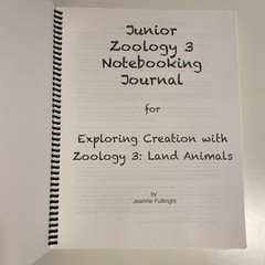 Apologia Zoology 3: Junior Notebooking Journal, Clean Pages