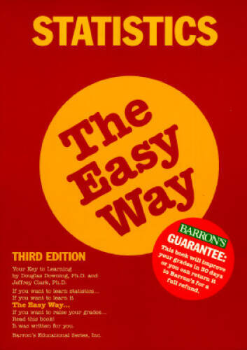 Statistics The Easy Way (Barron’s E-Z) – Paperback – GOOD