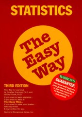 Statistics The Easy Way (Barron’s E-Z) – Paperback – GOOD