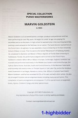 Masterworks: Marvin Goldstein Pianist Spiral-Bound 11 Songbooks in One! LDS