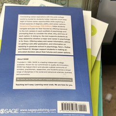SAGE Careers in Psychology 5th Ed Paperback