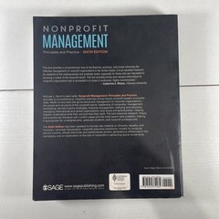 Nonprofit Management: Principles and Practice 6th Edition by Michael J. Worth