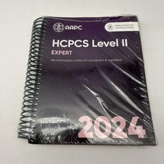 2024 HCPCS Level II Expert- HCPCS Code Book – Spiral-bound, by AAPC – New