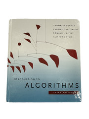 Introduction to Algorithms 3rd Hardcover by Cormen Thomas H