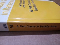 First Course in Modular Forms – Fred Diamond & J. Shurman– Springer Hardcover